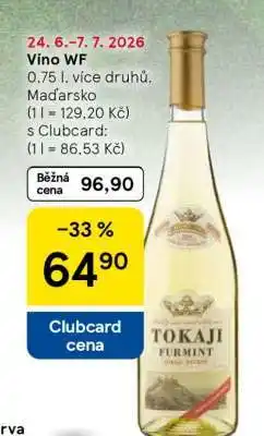 Tesco Víno WF nabídka