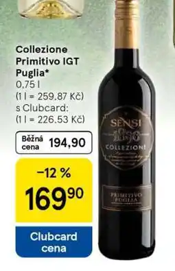 Tesco Collezione Primitivo IGT Puglia nabídka