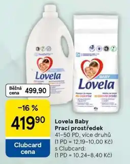 Tesco Lovela Baby Prací prostředek nabídka