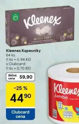 Tesco Kleenex Kapesníky nabídka