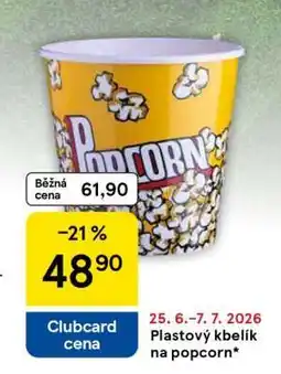 Tesco Plastový kbelík na popcorn nabídka