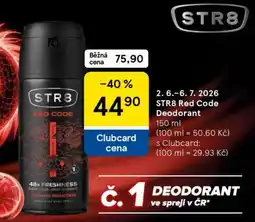 Tesco STR8 Red Code Deodorant nabídka