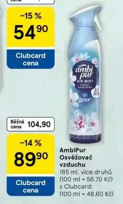 Tesco AmbiPur Osvěžovač vzduchu nabídka