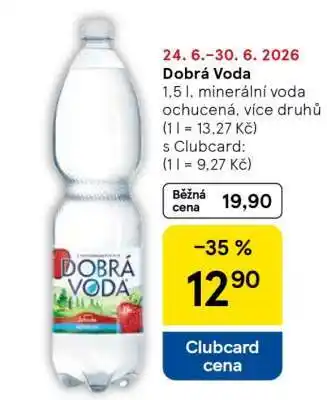 Tesco Dobrá voda nabídka