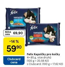 Tesco Felix kapsičky pro kočky nabídka