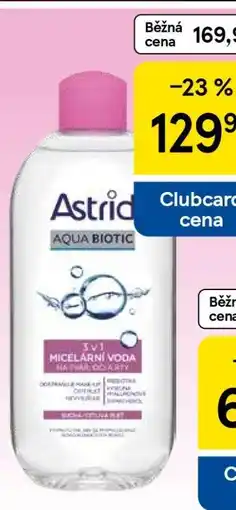 Tesco Astrid Aqua Biotic 3v1 Micelární Voda nabídka