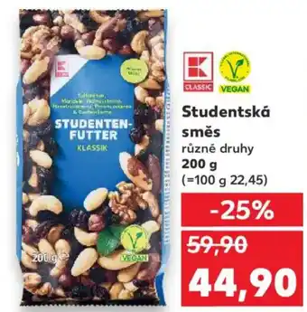 Kaufland Studentská směs nabídka