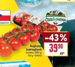 Billa Rajčata koktejlová balení nabídka
