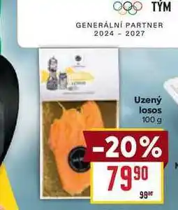 Billa Uzený losos nabídka