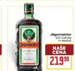 Billa Jägermeister nabídka