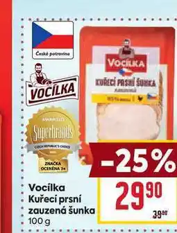 Billa Vocilka Kuřecí prsní zauzená šunka nabídka