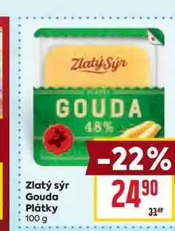 Billa Zlatý sýr Gouda Plátky nabídka