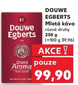 Kaufland DOUWE EGBERTS Mletá káva nabídka