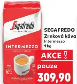 Kaufland SEGAFREDO Zrnková káva Intermezzo nabídka
