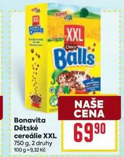 Billa Bonavita Dětské cereálie XXL nabídka