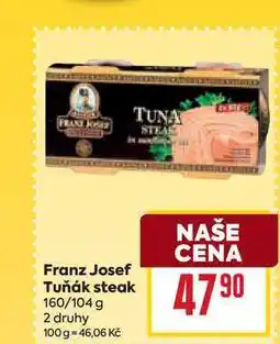 Billa Franz Josef Tuňák steak 160/104 g nabídka