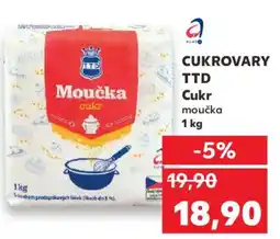Kaufland CUKROVARY TTD Cukr moučka nabídka