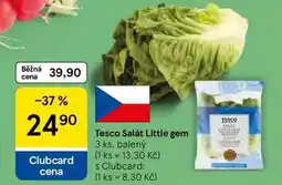 Tesco Tesco Salát Little gem, 3 ks. balený nabídka