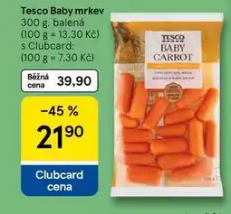 Tesco Tesco Baby mrkev, 300 g, balená nabídka