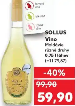 Kaufland SOLLUS Vino nabídka
