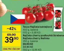 Tesco Tesco Rajčata koktejlová, 400 g. balená nabídka