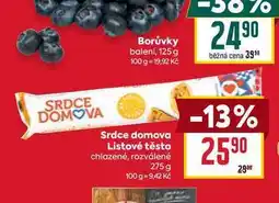 Billa Srdce domova Listové těsto chlazené, rozválené nabídka