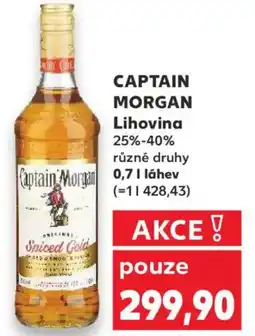 Kaufland CAPTAIN MORGAN Lihovina nabídka