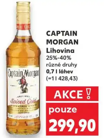Kaufland CAPTAIN MORGAN Lihovina nabídka