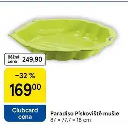 Tesco Paradiso Pískoviště mušle, 87 × 77,7 x 18 cm nabídka