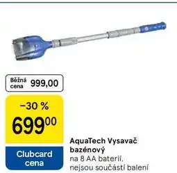 Tesco AquaTech Vysavač bazénový, na 8 AA baterii, nejsou součástí balení nabídka