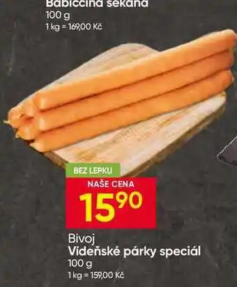 Hruška Bivoj Vídeňské párky speciál nabídka