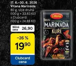 Tesco Vitana Marináda, 80 g, více druhů nabídka