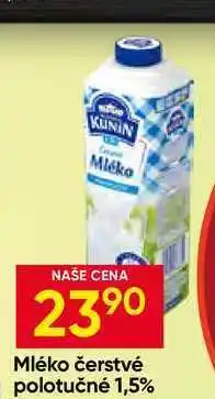 Hruška Kunín Mléko čerstvé polotučné 1,5% nabídka