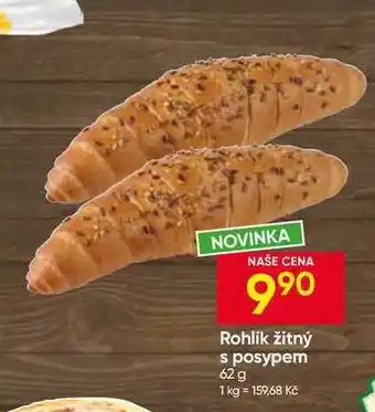 Hruška Rohlík žitný s posypem nabídka