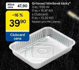 Tesco Grilovací hliníkové tácky, 3 ks nabídka