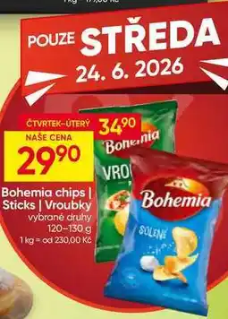 Hruška Bohemia chips nabídka