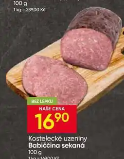 Hruška Kostelecké uzeniny Babiččina sekaná nabídka