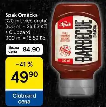 Tesco Spak Omáčka, 320 ml, více druhů nabídka