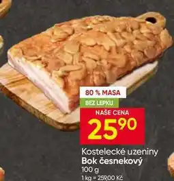 Hruška Kostelecké uzeniny Bok česnekový nabídka