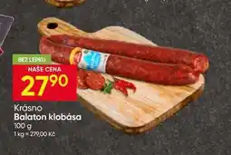 Hruška Krásno Balaton klobása nabídka
