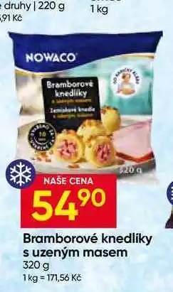 Hruška Nowaco Bramborové knedlíky s uzeným masem nabídka