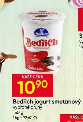 Hruška Bedřich jogurt smetanový vybrané druhy nabídka