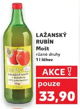 Kaufland LAŽANSKÝ RUBIN Mošt nabídka
