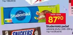 Hruška Studentská pečeť vybrané druhy nabídka