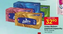 Hruška Linteo Balsam papírové kapesníky 90 ks 3vrstvé nabídka