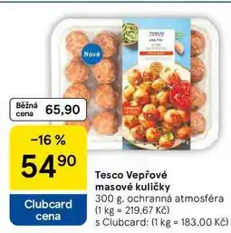 Tesco Tesco Vepřové masové kuličky nabídka
