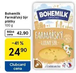 Tesco Bohemilk Farmářský Sýr plátky nabídka