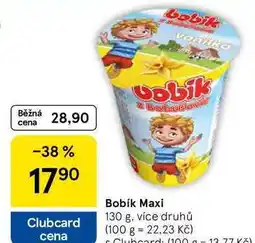 Tesco Bobík Maxi nabídka