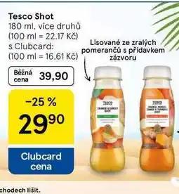 Tesco Tesco Shot, 180 ml, více druhů nabídka