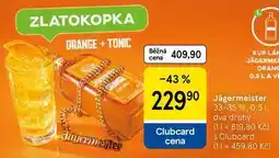 Tesco Jägermeister 33-35% nabídka